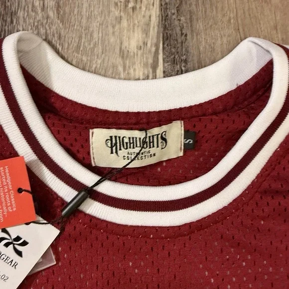 Mens Kobe Bryant Lower Merion High School Jersey Headgear Classics Maroon Small - Picture 5 of 7